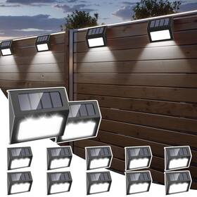 B-tjd-w12 Otdair Solar Lights For Outside 12 Pack Deck Outdoor Waterproo