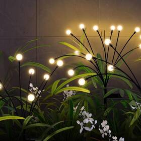 Ou-hyd-001 Oupurled Solar Garden Lights Firefly Outdoor Waterproof For Decor