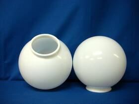 Outdoor Post Light Accessories 720066838996 8 Inch White Round Globe Plastic Fixture Lamp Pole