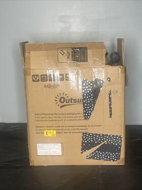 Us842-1090141 Outsunny 72 Inch Outdoor Solar Light Post All-weather Triple Head Lamp Driveway Black