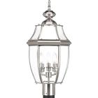 P6433-09 Progress Lighting New Haven Post Lantern Brushed Nickel