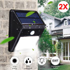 Pack Solar Powered Outdoor Led Security Motion Sensor Garden Spot
