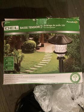 Gl33966bk6 Paradise 627442117013 Low Voltage 12v Landscape Lighting Kit New