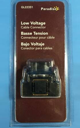 Gl22351 Paradise Low Voltage Cable Connector New In Package