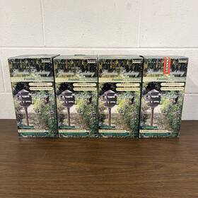 Gl22716-ac Paradise Lot Of 4 3 Tier Low Voltage Landscape Lights Antique Copper Finish
