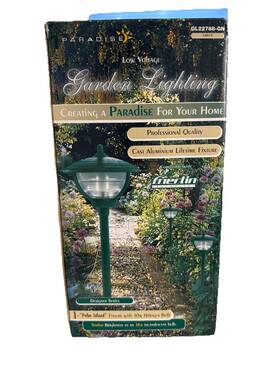 Gl22788-gn Paradise Low Voltage Garden Lighting Fixture Designer Series Alum Green Gl22788