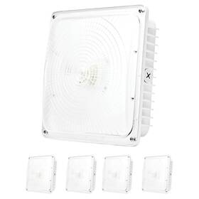 Pled-cnp45w5k-w-4p Parmida Led Technologies 4 Pack Canopy Light 45w 010v Dimmable110277vac Ip65 Waterproof Etl