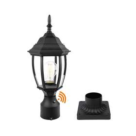Pa1159ws Partphoner Dusk To Dawn Outdoor Post Light Hardwired 120v Waterproof Aluminum Pole Ligh