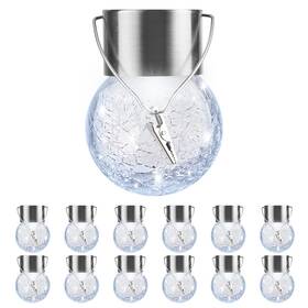Pa1164 Partphoner 12 Pack Hanging Solar Lights Outdoor Waterproof Globe Lanter