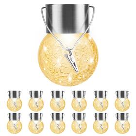 Pa1165 Partphoner Solar Outdoor Lights Decorative 12 Pack Hanging Garden Waterpro