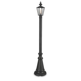 Ll-00310 Patio Living Islander 00310 - Citronella Single Flame Lantern Black