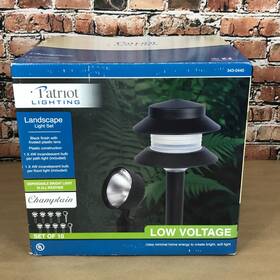 343-0440 Patriot 627442051454 Lighting Low Voltage Landscape Pathway Light Set Of 10