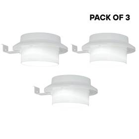Patriot Lighting 672376244441 Solar Integrated Led Gutter Landscape Light - Pack Of 3