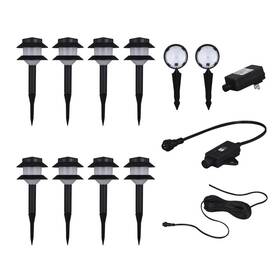 Mslv21028 Patriot Lighting 10 Pack Led Low Voltage Landscape Path Lights 12-24v Outdoor Pathway Light