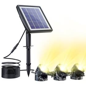 Od049wwn1 Pchero Solar Pond Lights Submersible 3 In 1 Underwater Outdoor