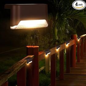 Sl-501 Pearlstar Solar Deck 4 Pack Step Lights Waterproof Led - Scratch And Dent