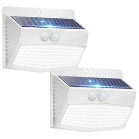 B0d6bs8l5t Peasur 2 Pack Outdoor Solar Motion Sensor Lights Waterproof Garden Yard Fence Deck Secu