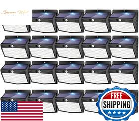 B0f8r4xwzg Peasur 20-pack Solar Motion Sensor Outdoor Lights Waterproof 3-mode Security