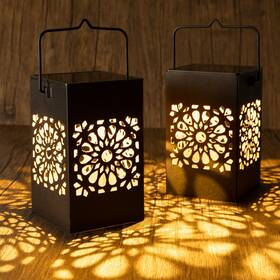 Dl-02 Peatop Best 2pack Solar Lanterns Hanging Ip65 Waterproof Lights Outdoor Garden Light
