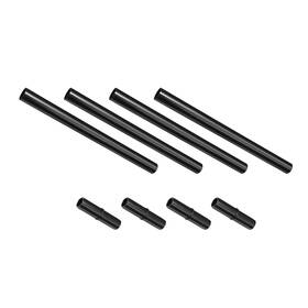 Peroup 619668188878 4 Set 12 Inch Solar Torch Light Extension Pole Joint Kit Garden Use