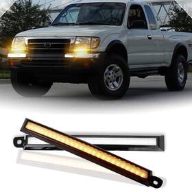 Pgtacoma-hdsm9800-01 Pgtopone Switchback White/amber Led Front Side Marker Headlight Daytime Running Lamp A