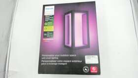 1745930v7 Philips Hue Impress Outdoor Smart Wall Light Black Untested