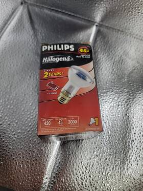 R20flood Philips 816269 45w 45r20/hal/fl 120v Indoor Light Bulb