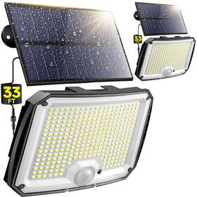 Pikoy 930007744932 Solar Motion Lights Outdoor Waterproof Upgraded 318led/33ft/5 Modes