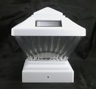 Pl-246 Pl246w Green Garden White Outdoor Solar Led Black Post Cap Square