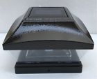 Pl253hbk Affordable Store Solar Hammered Black Cap Light With White Smd
