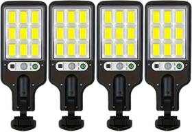 Plmokjd 445041773712 Solar Street Lights Outdoor Wide Angle Flood