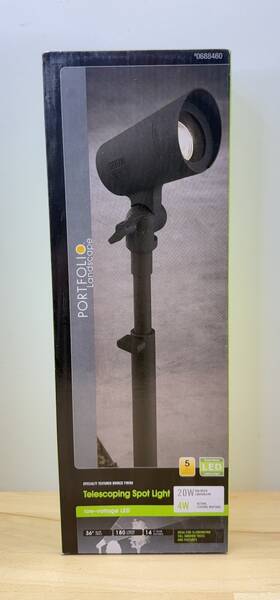 0688460 Portfolio Led Landscape Telescoping Wired Spot Light