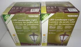 0284360 Portfolio 736916537711 2 Led Landscape Path Light #0284360 Outdoor Bronze Finish Lighting New