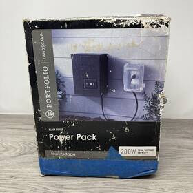 0810817 Portfolio 810817 200w Low Voltage Power Pack Landscape Lighting Black #0810817