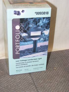 0093818 Portfolio 851776002046 Outdoor 4w Low-volt Landscape Light New In Box Free Ship
