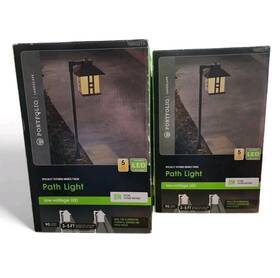 Portfolio 851776003531 2 8watt Speciality Textured Bronze Low Voltage Led Path Light 90 Lumen