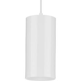 P500356-030 Progress Lighting Cylinder Collection 6-inch 1-light White Modern Outdoor Hanging Pendant Light