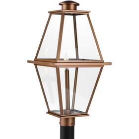 P540107-169 Progress Lighting P540107 Bradshaw 25 Inch Tall Post Light - Copper