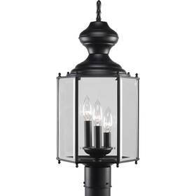 P5432-31 Progress Lighting P5432 Brassguard Lantern Series Three-light - Black