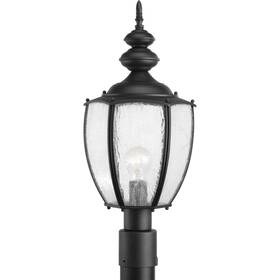P6417-31 Progress Lighting P6417 Black Roman Coach Single Light Post