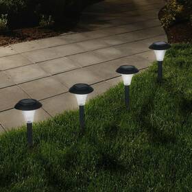 82-9265 Pure Garden 8pack Solar Lights Outdoor Landscape Led Pathway Yard 13in High