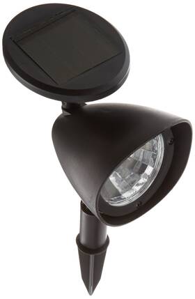 Pure Garden 886511380738 Solar Powered Lights Set Of 4 - Led Outdoor Stake Spotlight Fixture For Gard