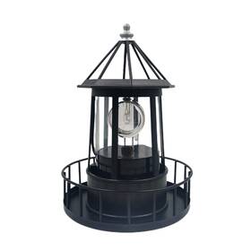 16214050353818 Pxrje Solar Lighthouse Led Powered 360 Degree Rotating Lamp
