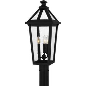 Blv9009mbk Quoizel Blv9009 Boulevard 3 Light 24 Inch Tall Post - Black