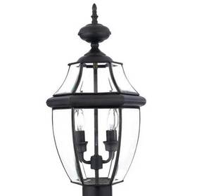 Ny9042ac Quoizel Lighting - 2 Bulb Light Outdoor Lantern Large Post Lantern-aged Copper Newbury
