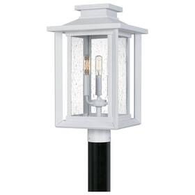 Wkf9011w Quoizel Lighting Wakefield - 3 Light Outdoor Post Lantern 19.25 Inches High Made With Coastal