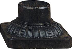 Pm9300ib Quoizel Pier Mount Base For Outdoor Lamp Post - 3.5 Inch H X 5.84 W