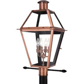 Ro9014ac Quoizel Open Box Rue De Royal Post Light Or Accessories Aged Copper
