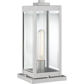 Wvr9106ss Quoizel Westover 1-light Outdoor Lantern In Stainless Steel
