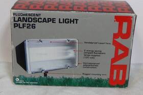 Plf26 Rab Fluorescent Landscape 26 Watt Pl Flood Light 120 Volts Bronze